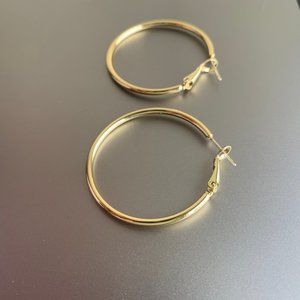 Matte Gold Earrings Chain Twisted Dangle Earrings Knot Minimalist Earrings